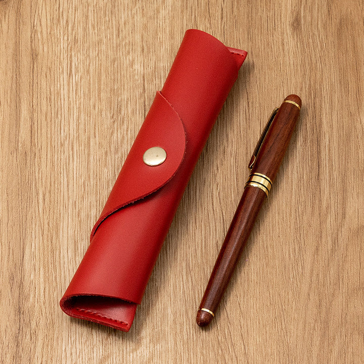 Leather Pencil Roll Case Bowlift