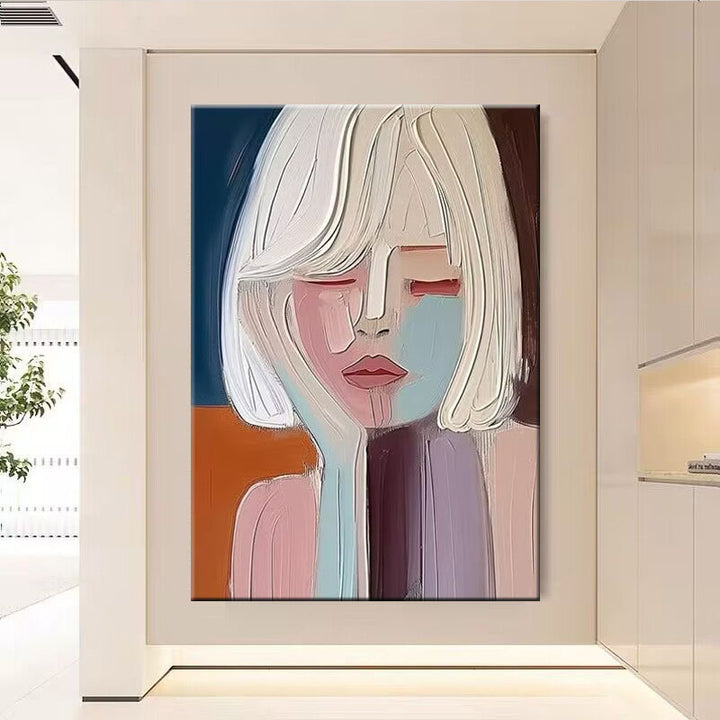 Abstract Portrait Canvas Artwork