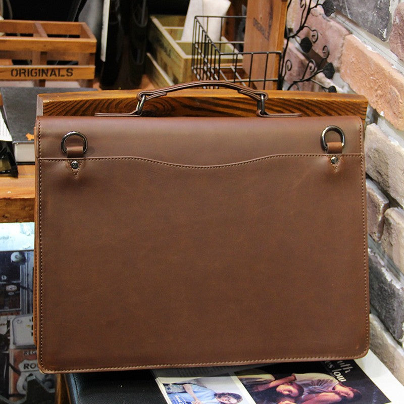 Briefcase Made of High-Quality Synthetic Leather Bowlift