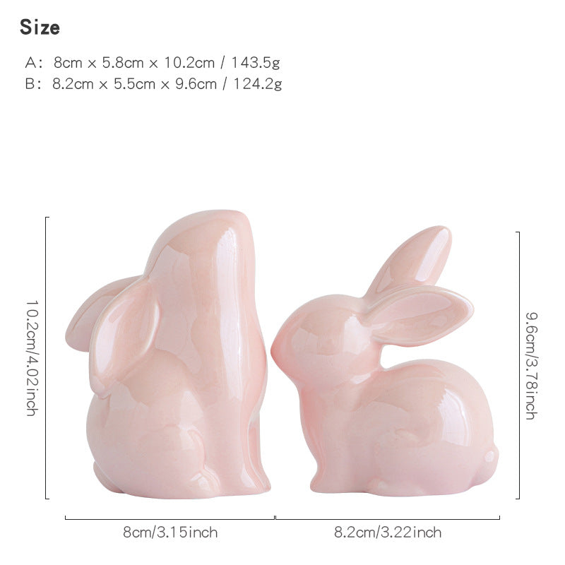 Artistic Ceramic Hare Bowlift