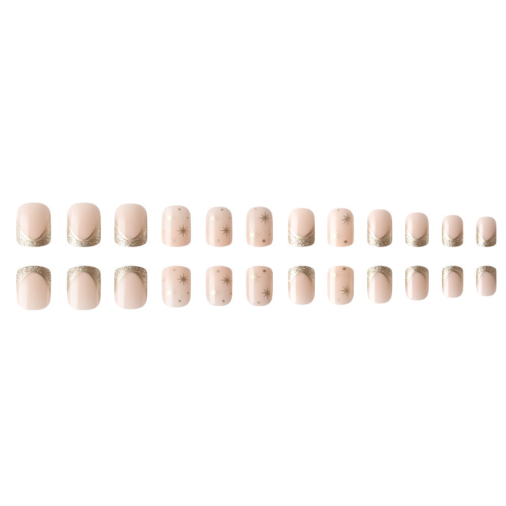 Luxurious Star-Embellished Nail Art Set Bowlift