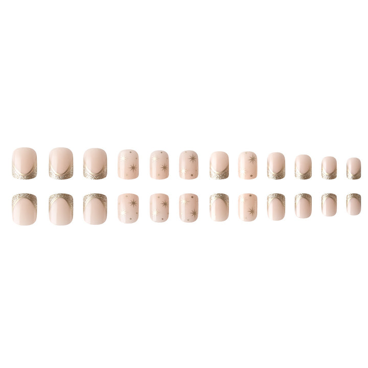 Luxurious Star-Embellished Nail Art Set Bowlift