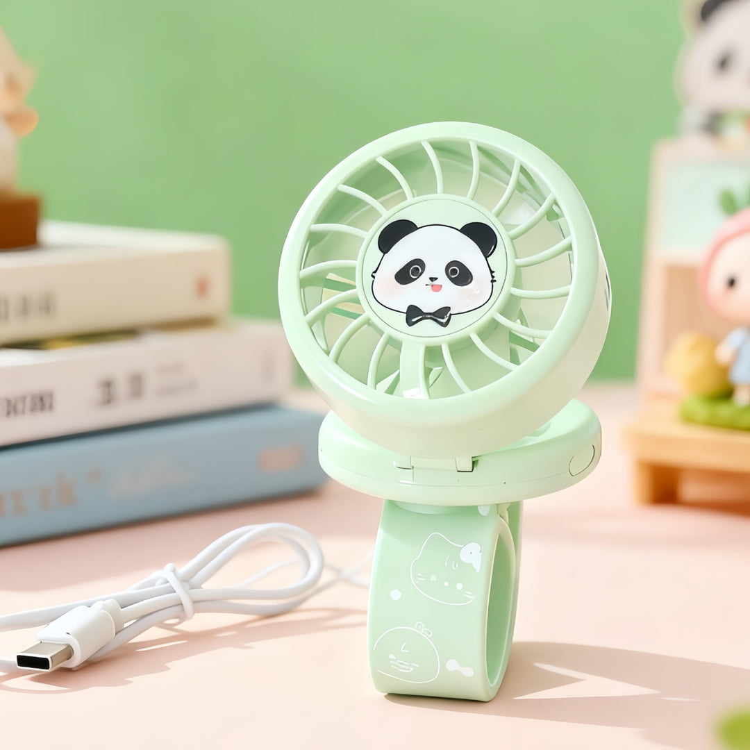Women's Portable Spray Hand Fan in Cute Duck Design Bowlift