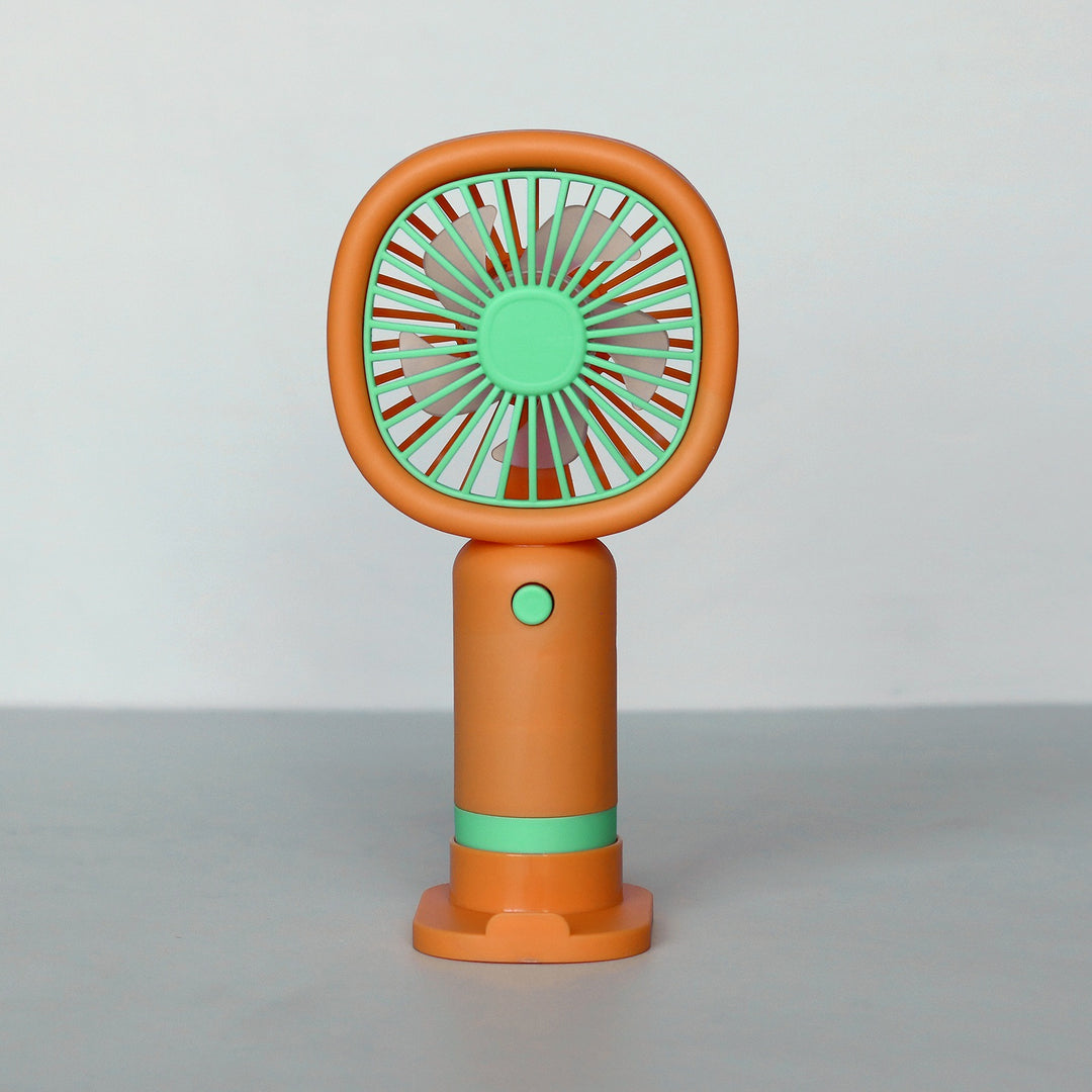Unisex Handheld Fan with ergonomic design and practical stand function Bowlift