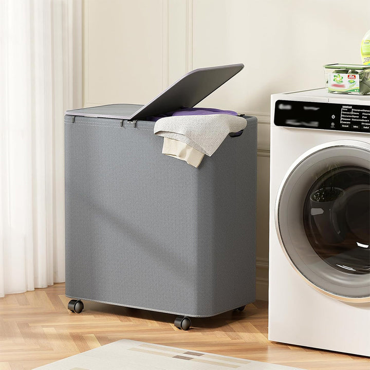 Laundry basket with large volume Bowlift