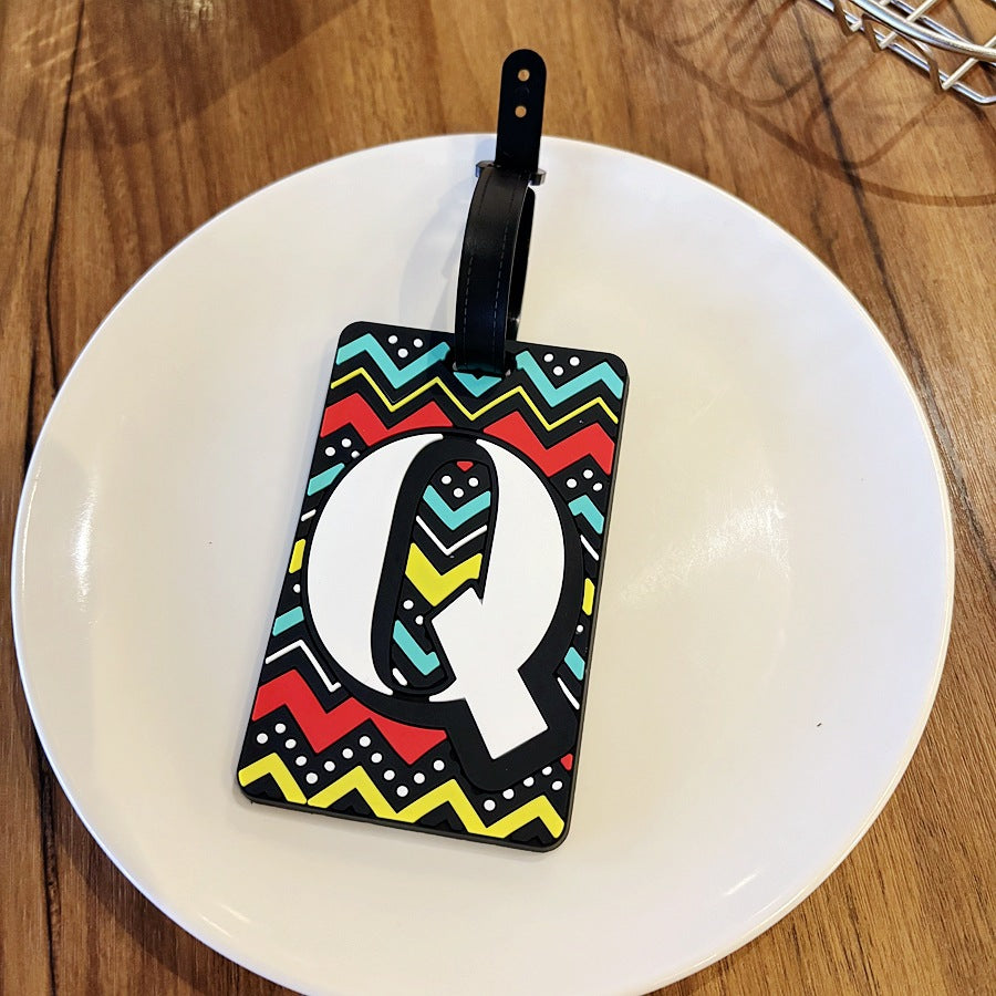 Personalized Alphabet Luggage Tag Bowlift