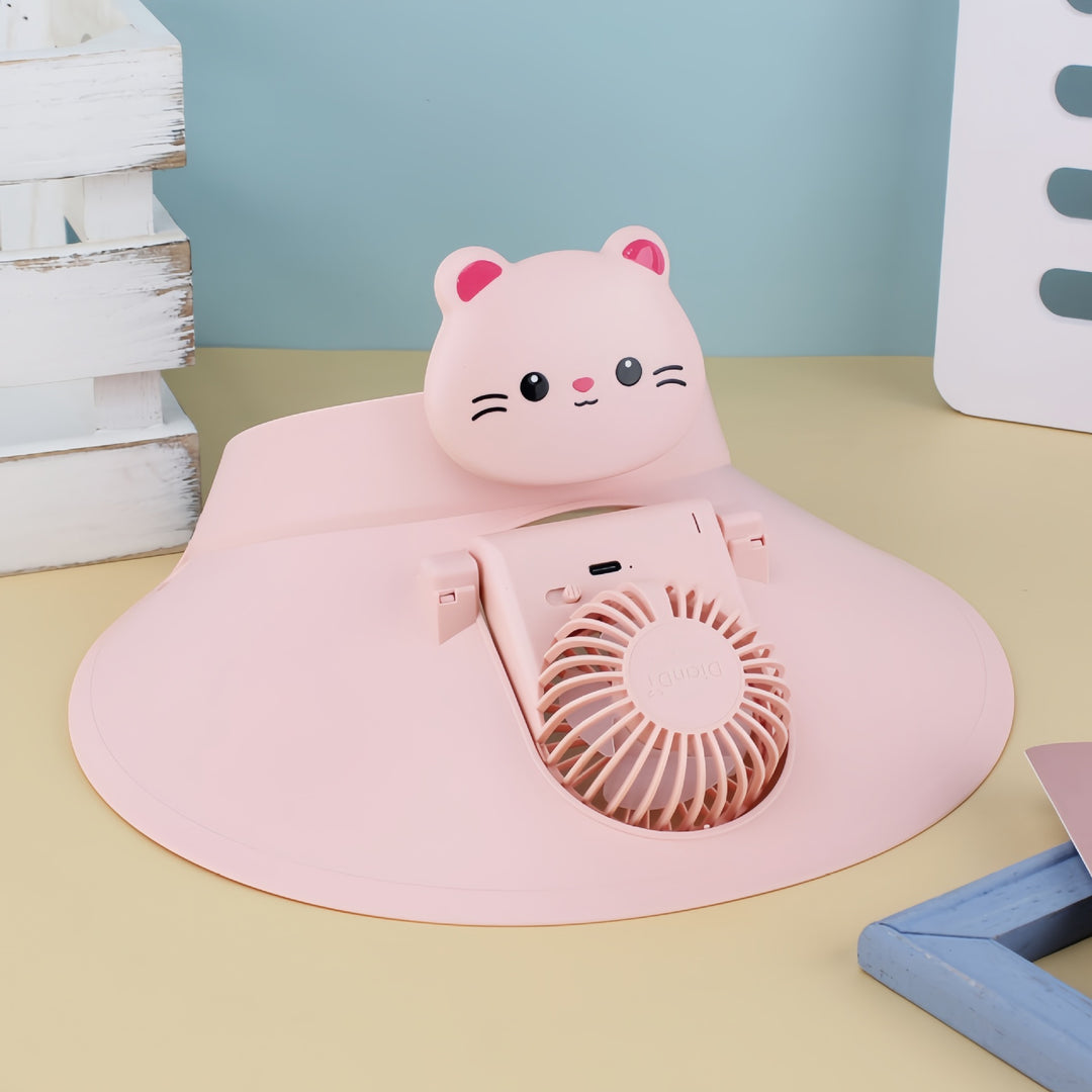 Ladies Comfortable Table Fan with Playful Design Bowlift
