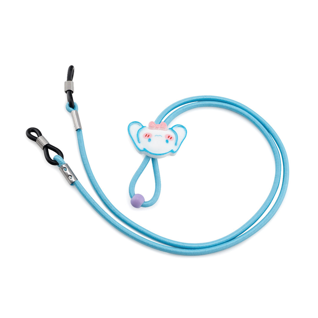 Cute Elephant-Themed Eyewear Safety Strap Bowlift
