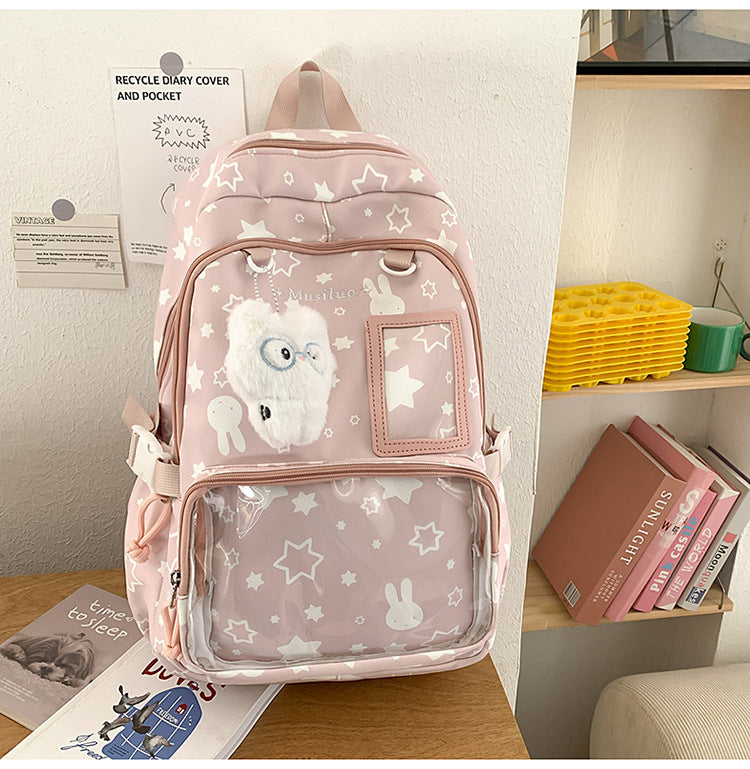 Cute Illustrated Character Backpack Bowlift 1791205084