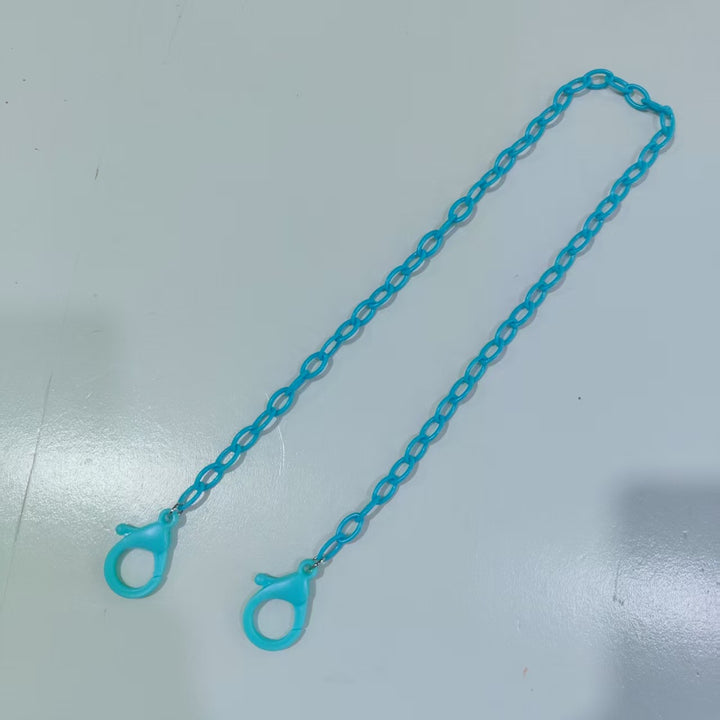 Fashionable Glasses Holder Chain Made of Transparent Material Bowlift