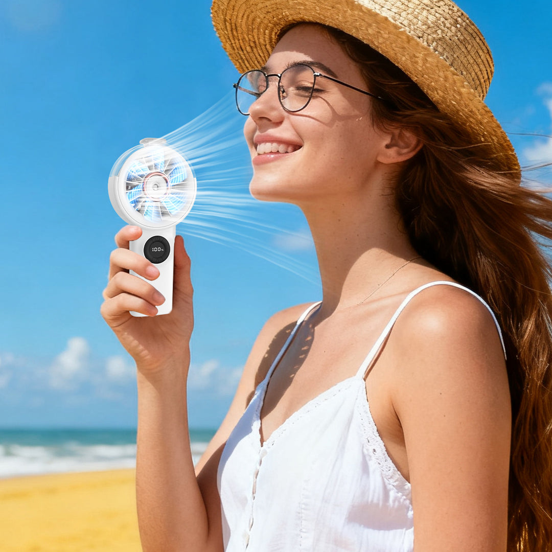 Unisex Portable Rechargeable Mini Fan Bowlift