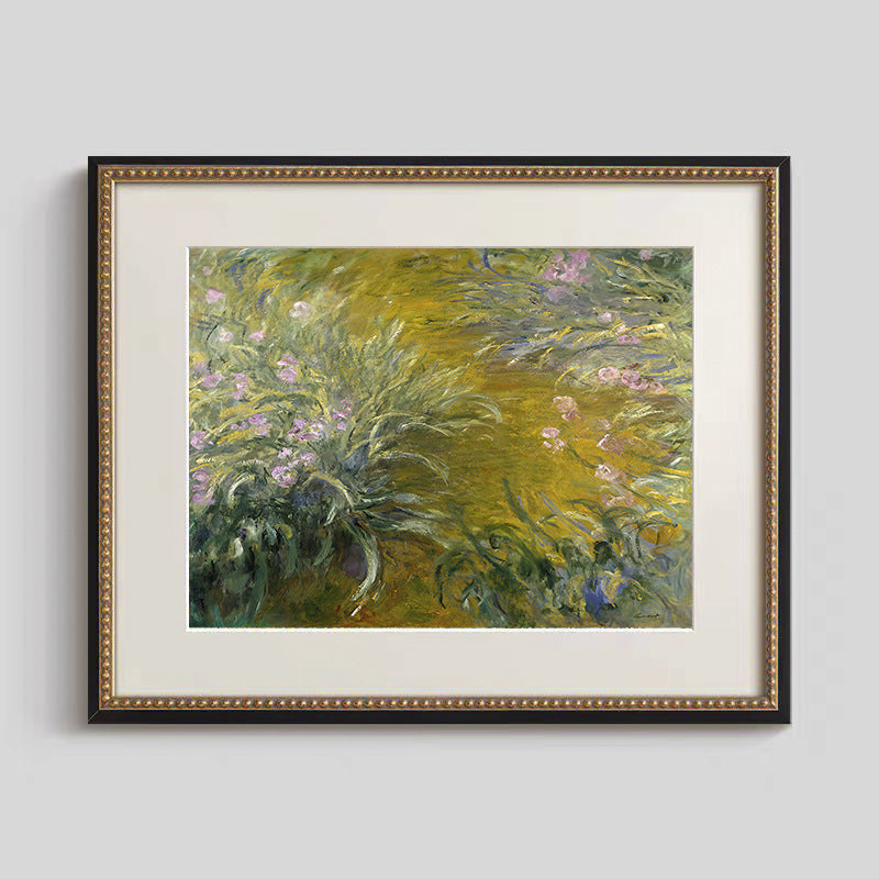 Framed Impressionist Flower Art