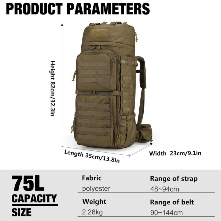 Tactical Multi-Compartment Backpack Bowlift