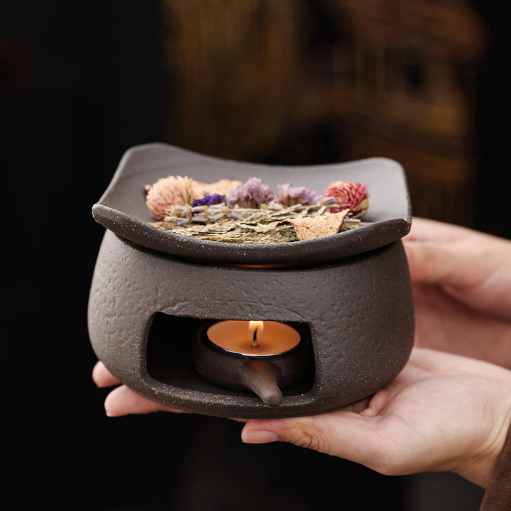 Zen-inspired ceramic incense holder