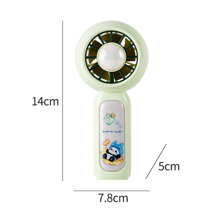 Ladies portable mini fan with cute panda design Bowlift