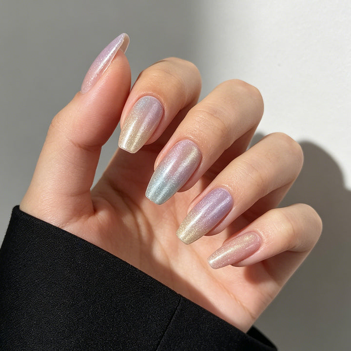 Gradient Press-On Nails Bowlift