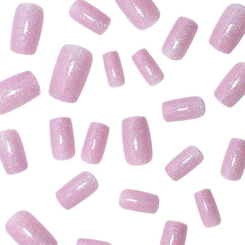 Glittery Acrylic Press-On Nail Set Bowlift