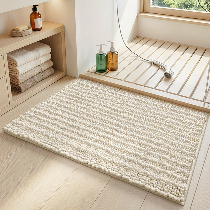 Textured Memory Foam Bathroom Mat Bowlift