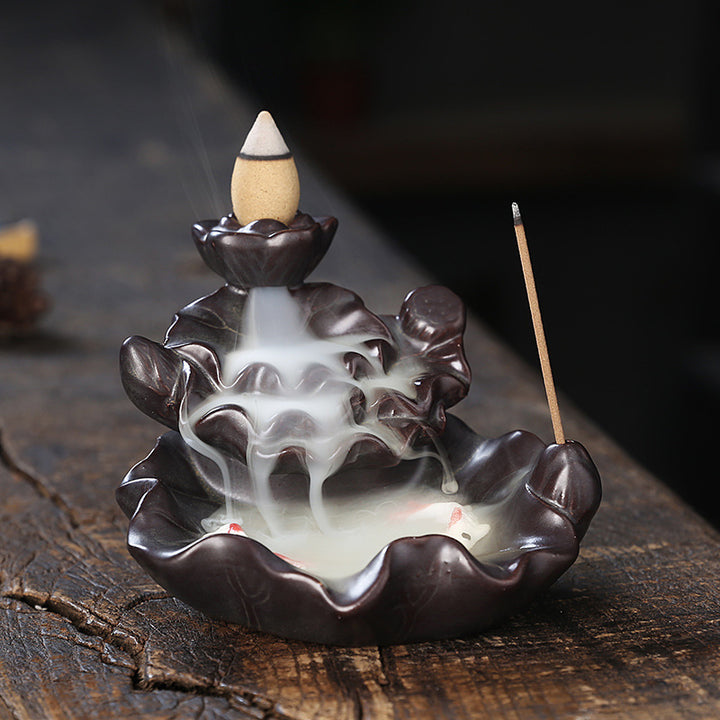 Lotus-G designed Waterfall Incense Holder