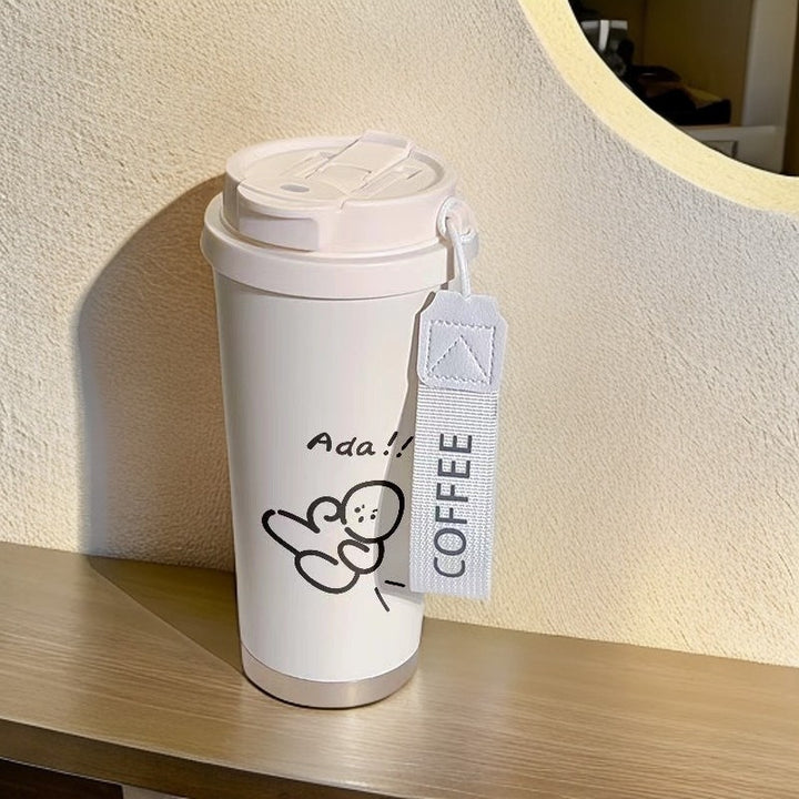 Ladies Insulated Drinking Bottle with Practical Flip Lid and Charming Hello Kitty Design Bowlift