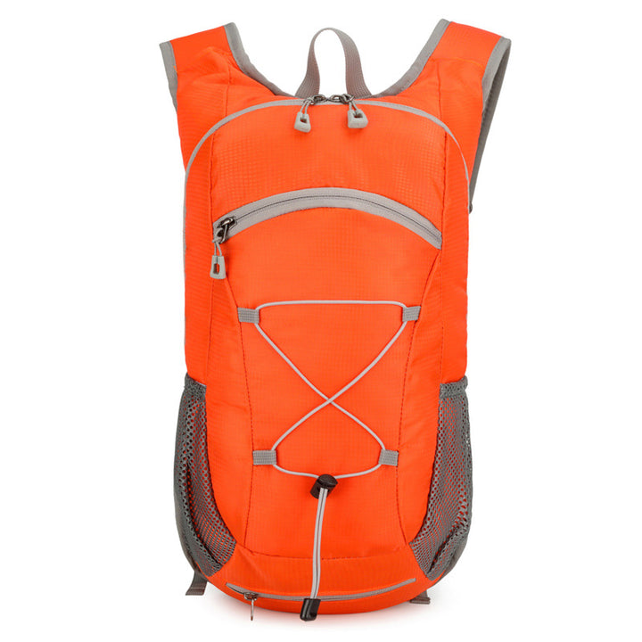 Unisex nan lightweight daypack with hydration system compatibility, breathable mesh side pockets and elastic cord attachment Bowlift