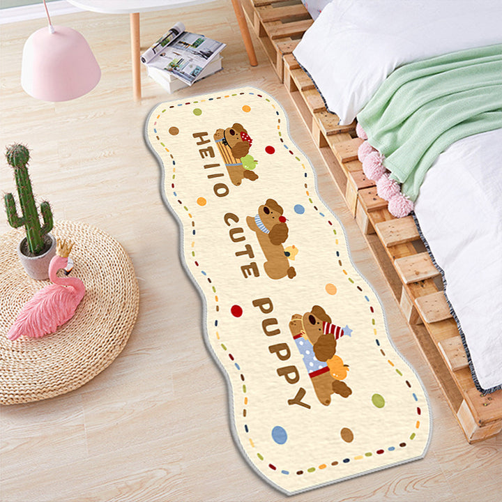 Floral Design Area Runner Mat