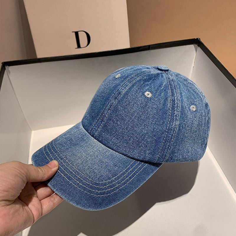 Women's Classic Denim Baseball Cap Bowlift