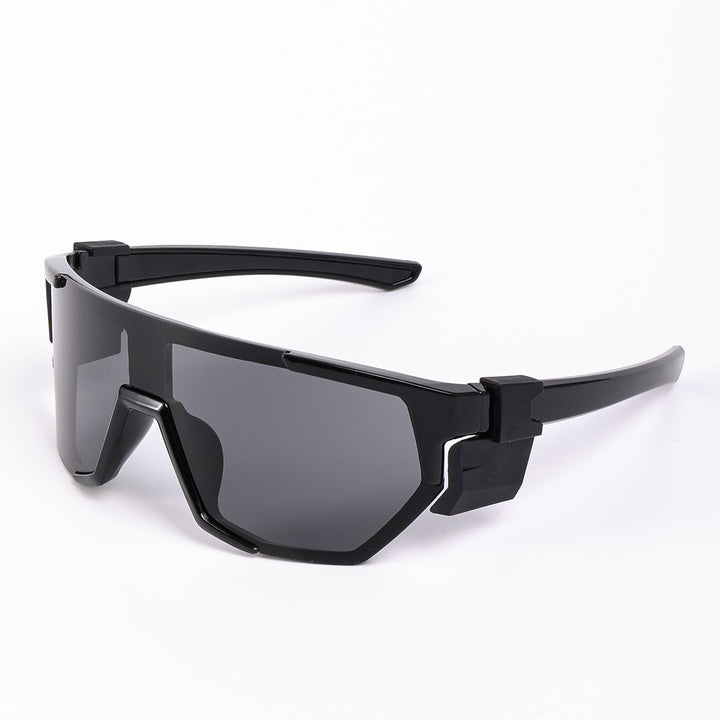 Women's sports sunglasses in a modern futuristic design with polarized lenses Bowlift