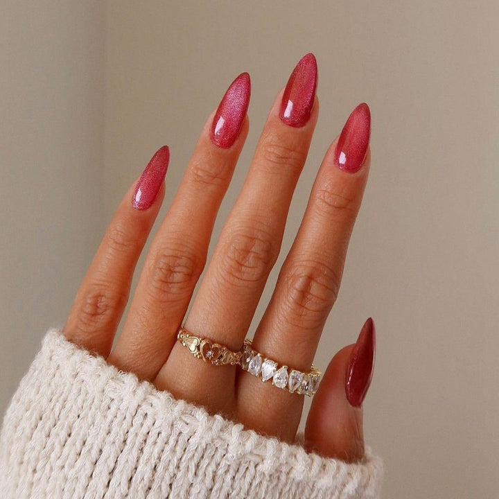 Elegant Stiletto Press-On Nail Art Set Bowlift 1788496342