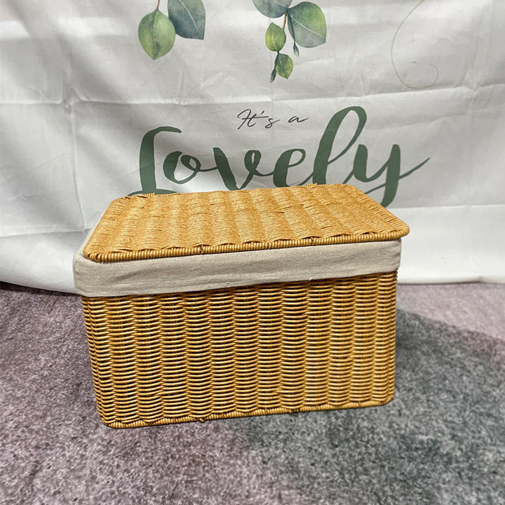Handcrafted Woven Storage Chest Bowlift