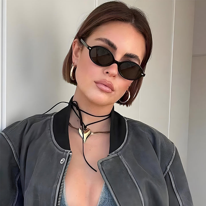 Ladies stylish and contemporary sunglasses in oval design Bowlift