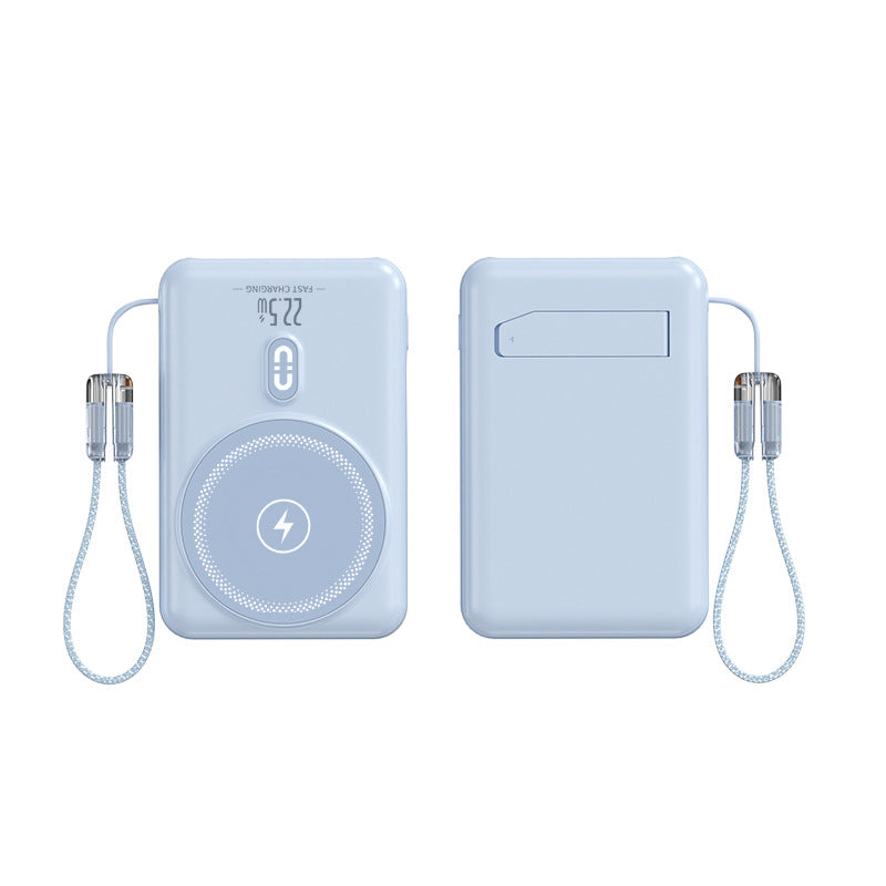 Portable power bank with inductive charging function and LED display Bowlift