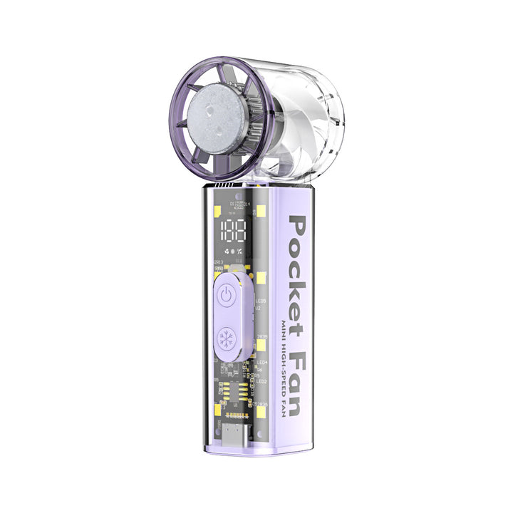 Unisex Pocket-Sized High-Speed Cooling Fan Bowlift