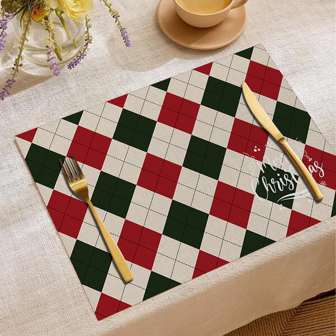 Christmas-Themed Table Placemats