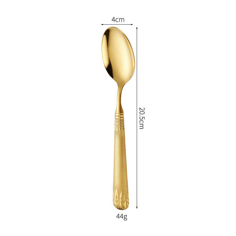 Elegant teaspoon with artistic handle design Bowlift