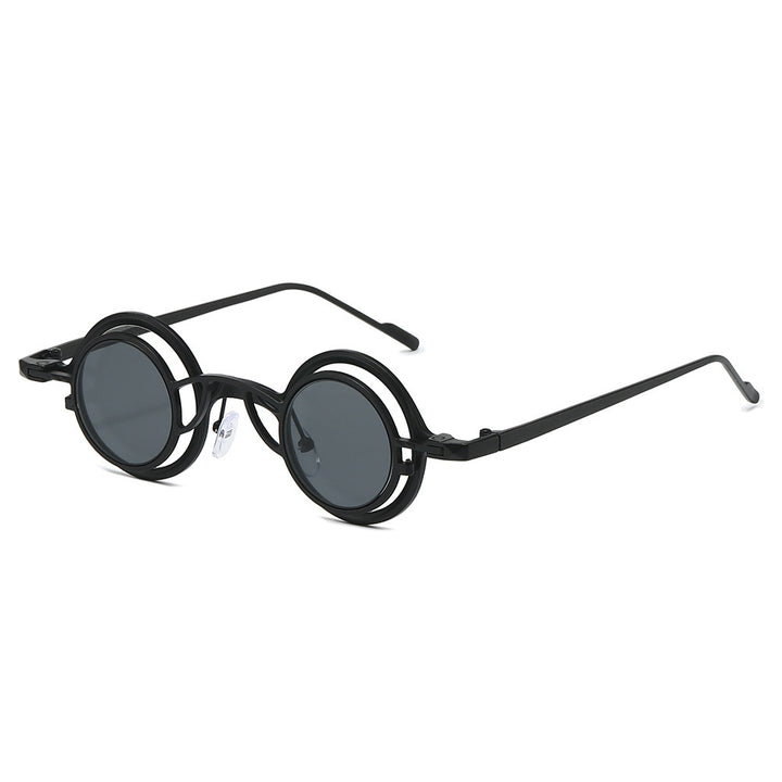 Fashion-Forward Circular Frame Sunglasses Bowlift