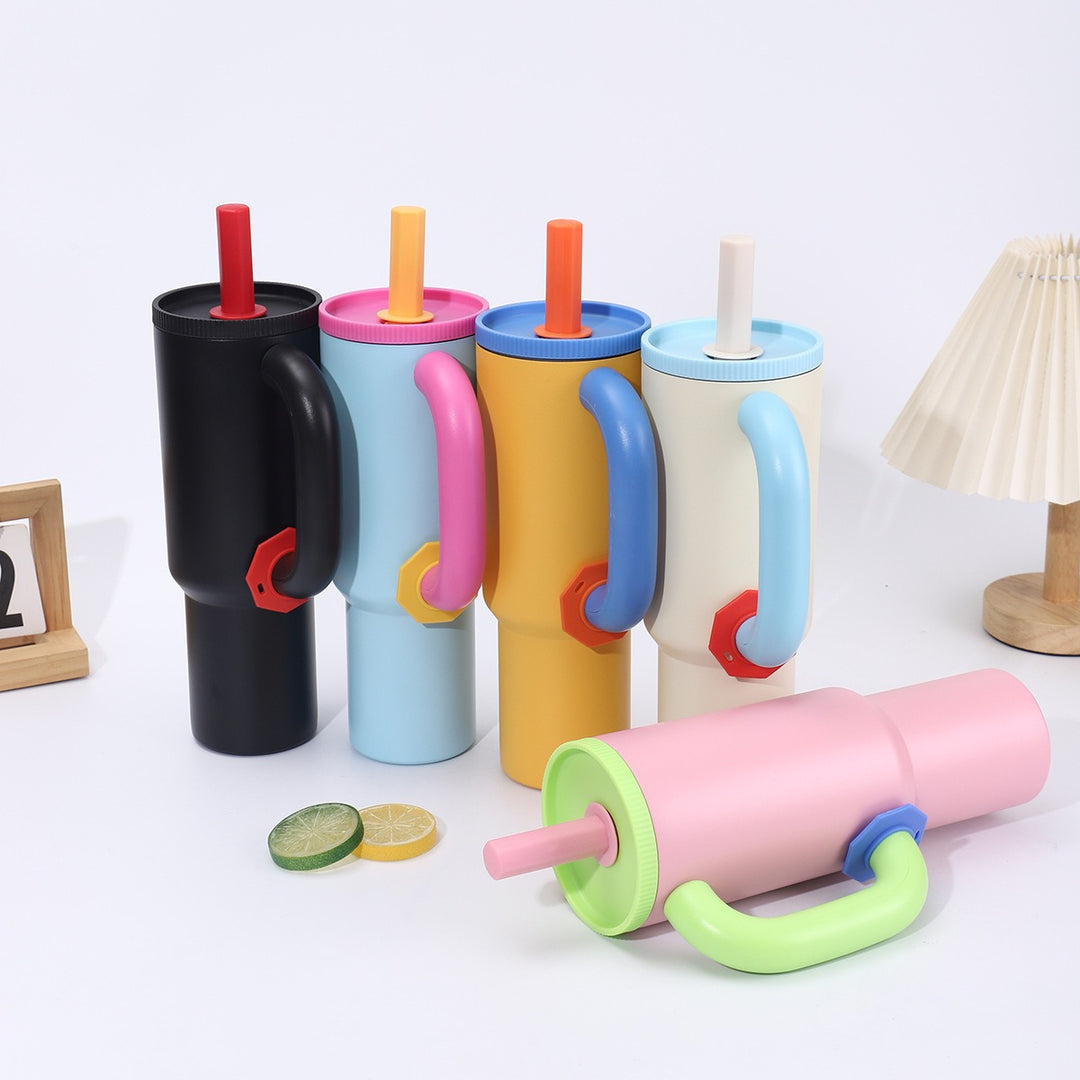 Women's stylish insulated mugs with integrated drinking spout Bowlift