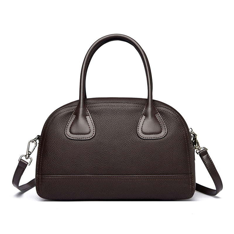 Textured Leather Doctor Bag Bowlift