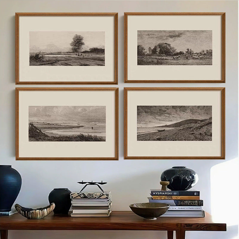 Framed Vintage Landscape Art