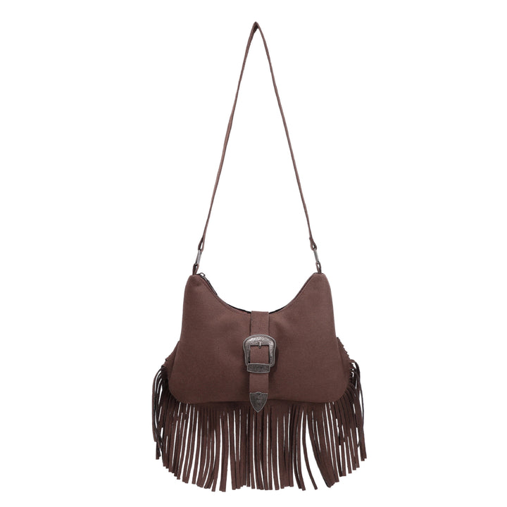 WoBohemian Fringe Hobo Bag Bowlift