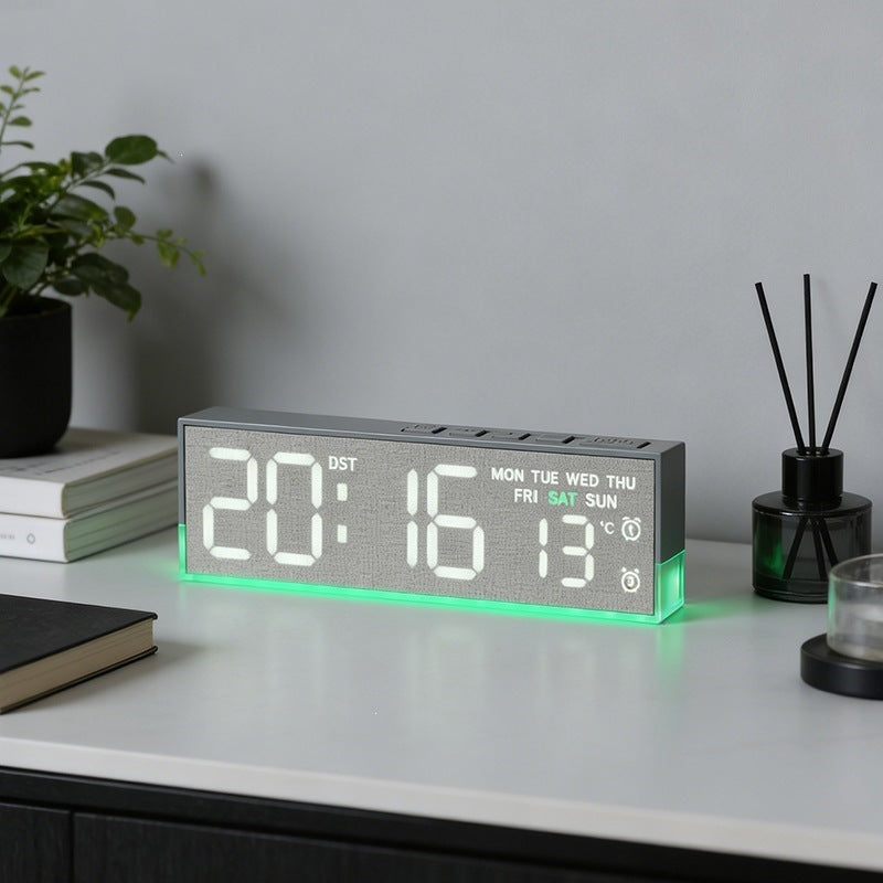 Digital alarm clock with intelligent hygrometer function Bowlift