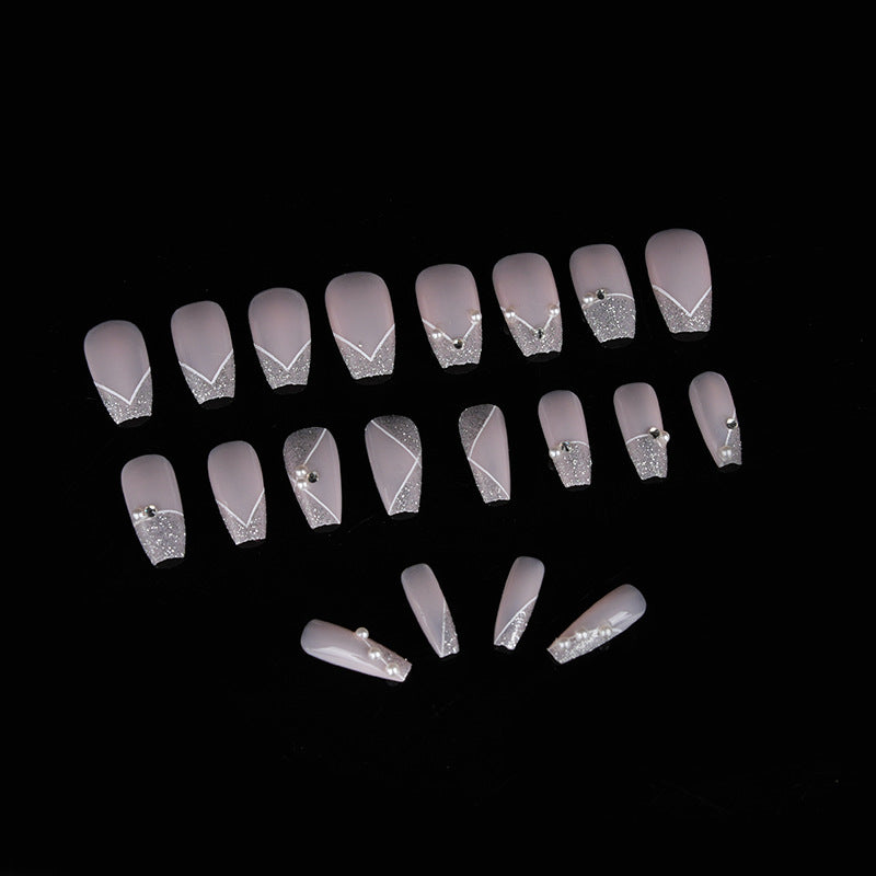 Elegant Matte Finish Press-On Nail Tips Bowlift