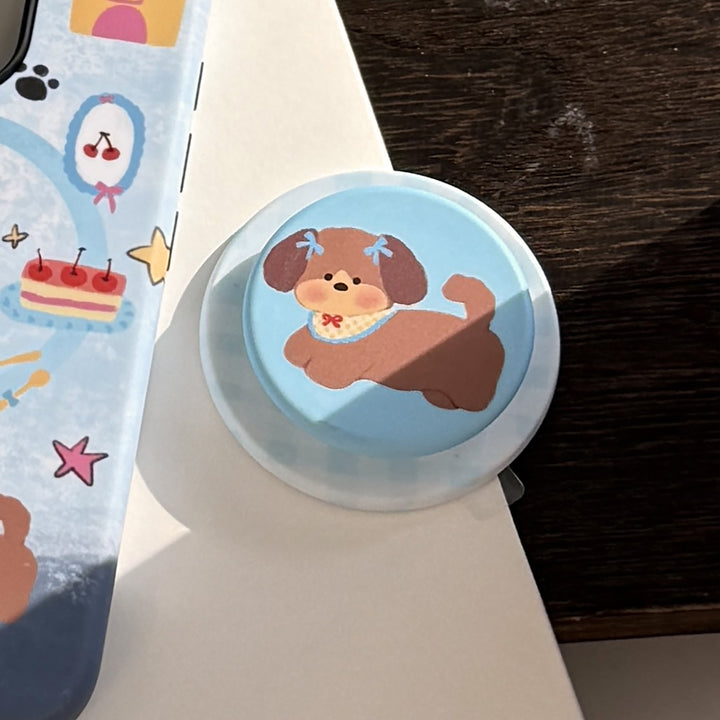 Cute Dog Smartphone Holder Bowlift