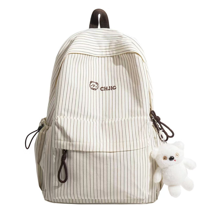 Playful Striped Backpack Bowlift