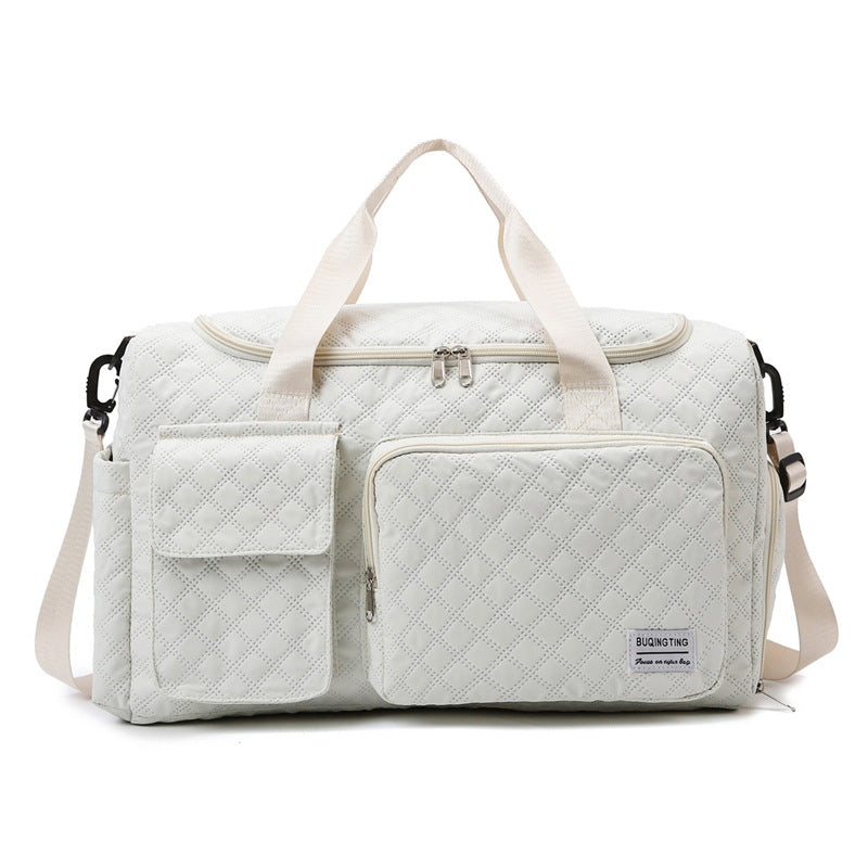Multifunctional Sports Duffel Bag With Integrated Organizer Pockets Bowlift
