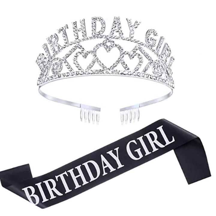 Ladies Glittering Birthday Crown Bowlift