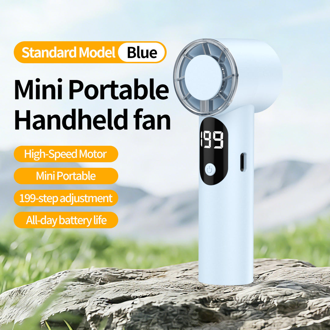 Unisex High-Performance Rechargeable Handheld Fan Bowlift
