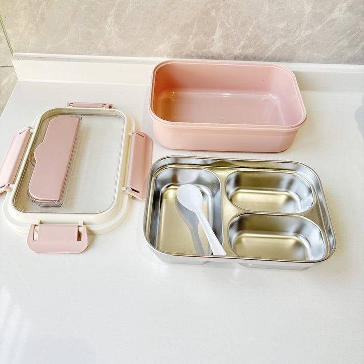 Multi-Section Stainless Steel Food Storage Lunch Container