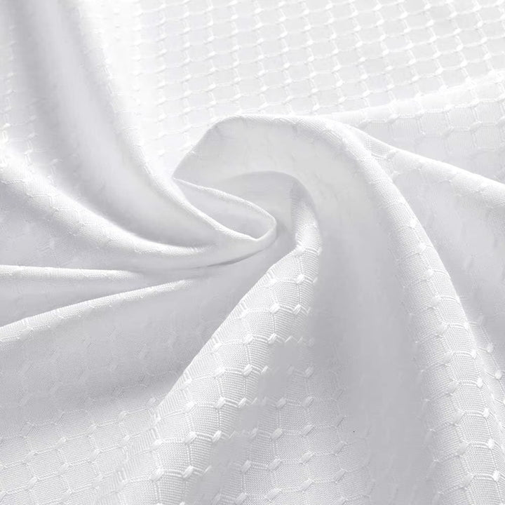 Textured Waterproof Shower Curtain Bowlift