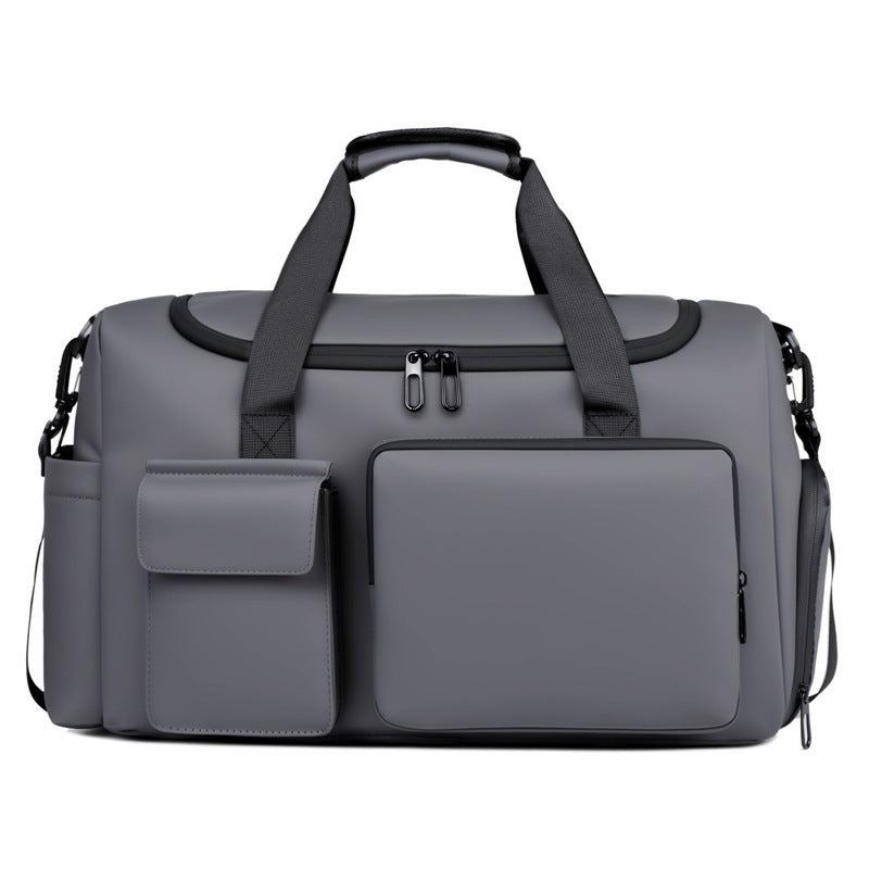 Men's Multifunctional Sports Travel Bag with Innovative Compartment Structure Bowlift